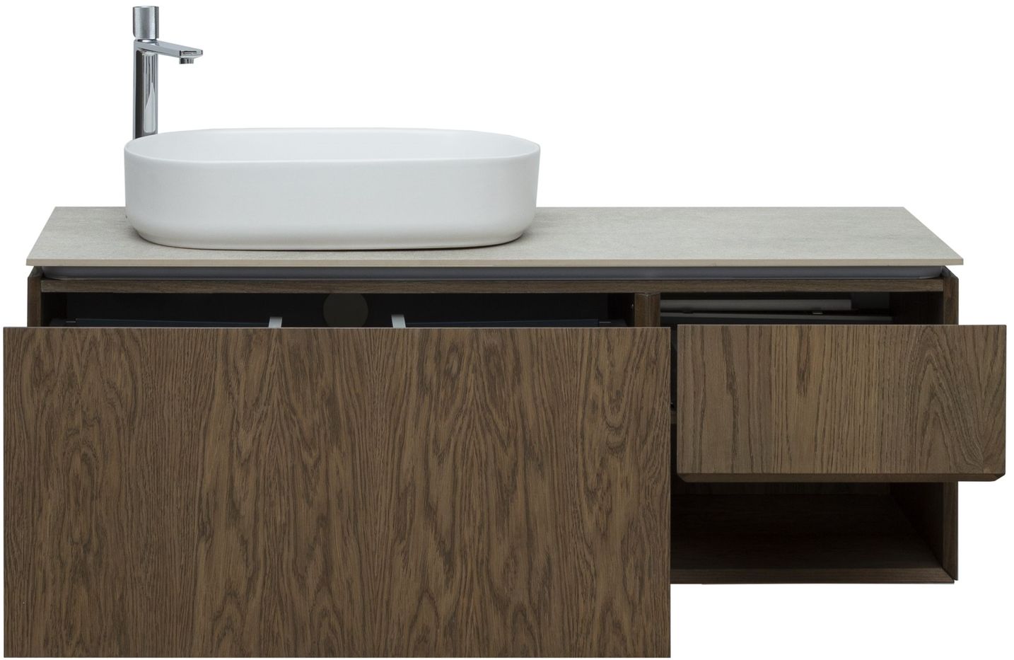 Тумба под раковину Allen Brau Infinity 119,2x45,6x40,8 см дуб 1.21006.NO