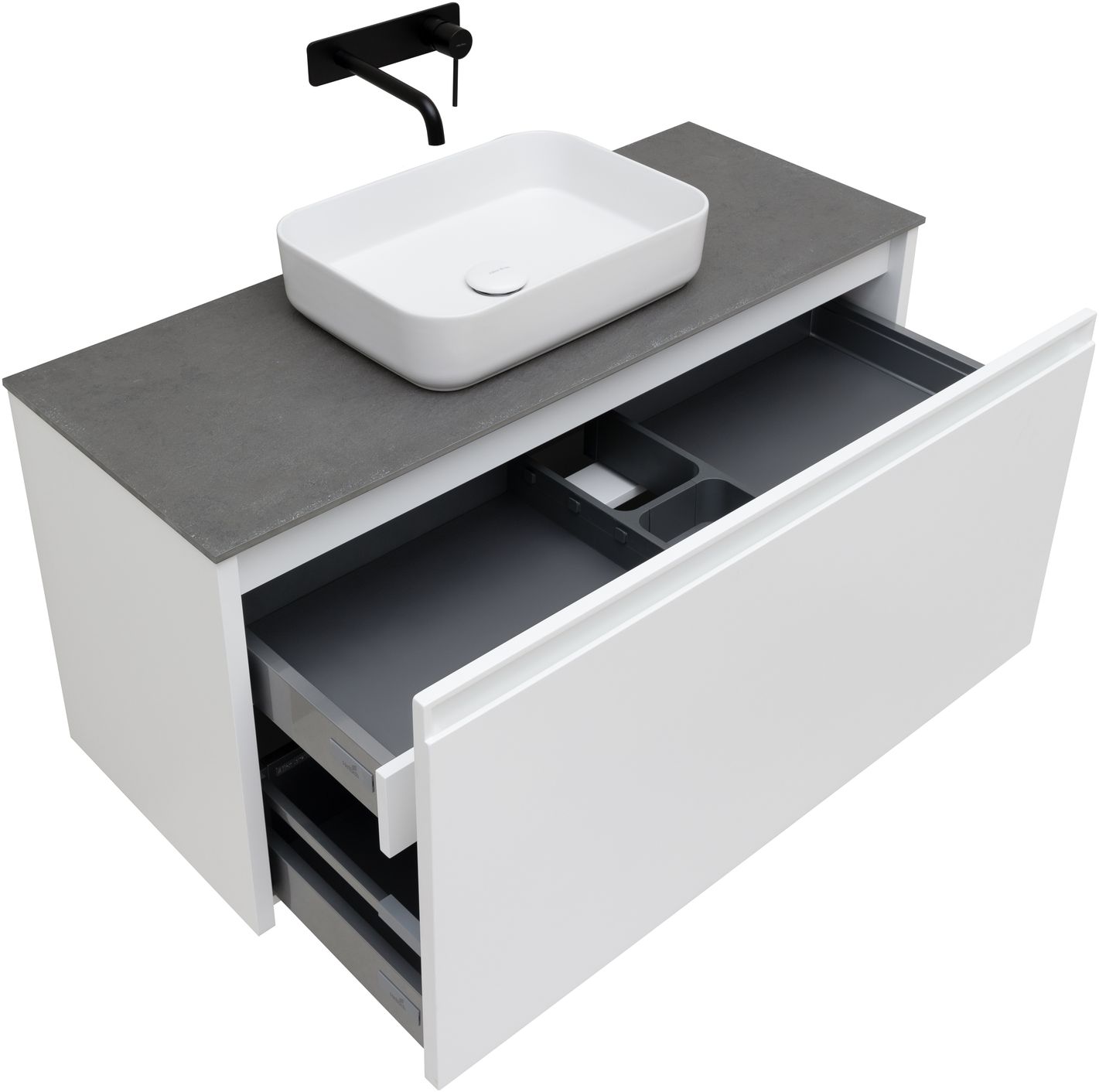 Тумба под раковину Allen Brau Fantasy 118.4x46x56.8 см белая 1.11006.WM