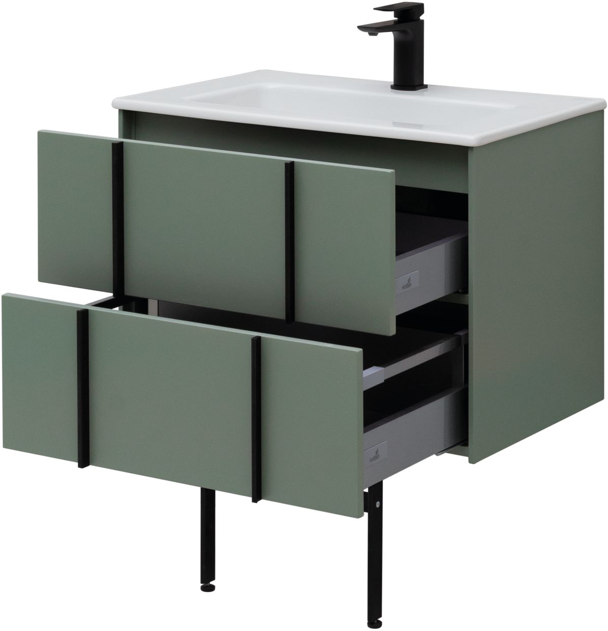 Тумба под раковину Allen Brau Reality 70x46.2x50 см олива 1.32004.CGM