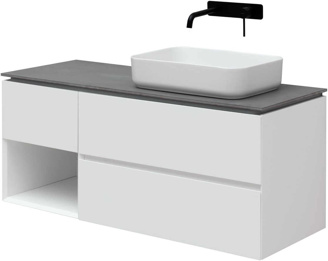 Тумба под раковину Allen Brau Infinity 119.2x45.6x51 см белый 1.21007.WM