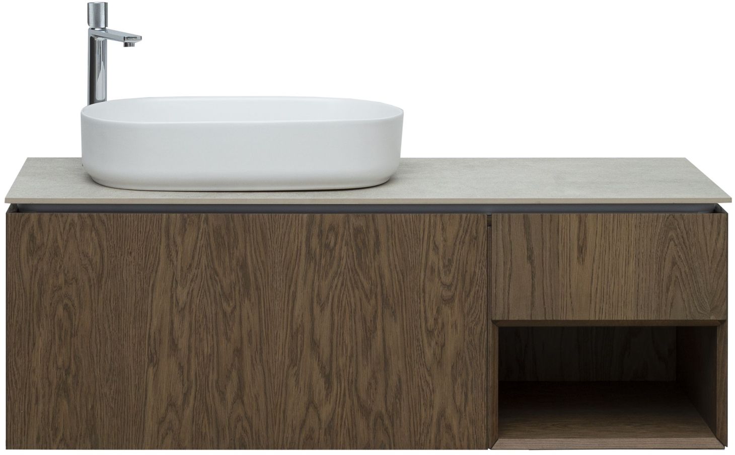 Тумба под раковину Allen Brau Infinity 119,2x45,6x40,8 см дуб 1.21006.NO