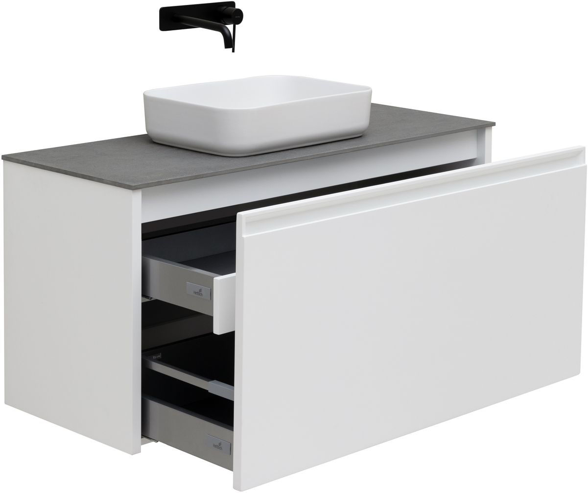 Тумба под раковину Allen Brau Fantasy 118.4x46x56.8 см белая 1.11006.WM