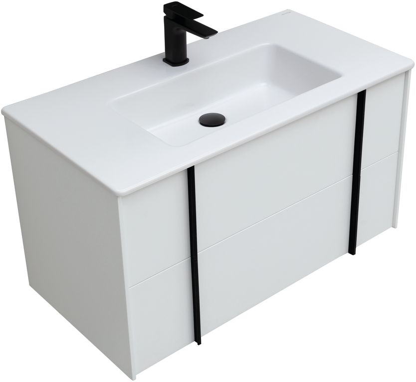 Тумба под раковину Allen Brau Reality 90x46.2x50 см белый 1.32006.WM