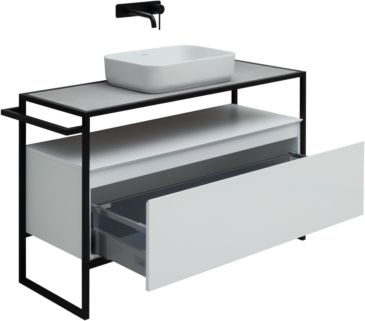 Тумба под раковину Allen Brau Priority 120x45x75 см белый 1.31004.WM