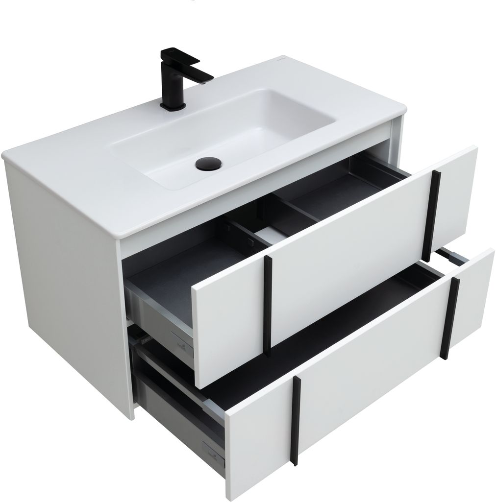 Тумба под раковину Allen Brau Reality 90x46.2x50 см белый 1.32006.WM