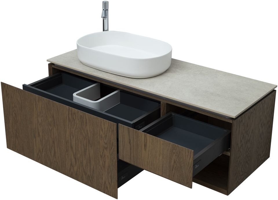 Тумба под раковину Allen Brau Infinity 119,2x45,6x40,8 см дуб 1.21006.NO