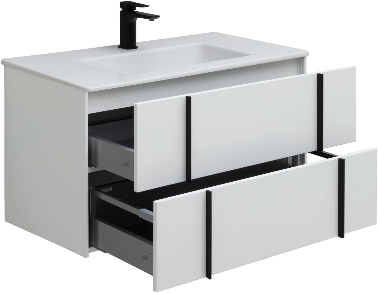 Тумба под раковину Allen Brau Reality 90x46.2x50 см белый 1.32006.WM