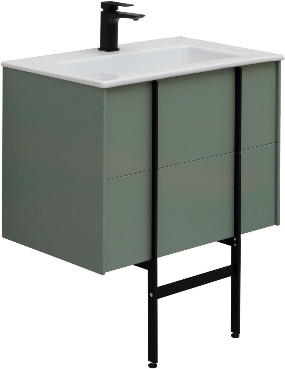 Тумба под раковину Allen Brau Reality 70x46.2x50 см олива 1.32004.CGM