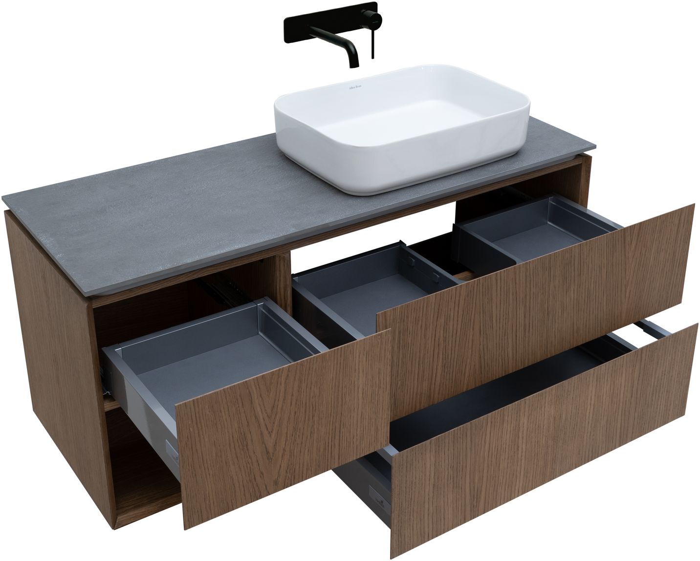 Тумба под раковину Allen Brau Infinity 119.2x45.6x51 см дуб 1.21007.NO