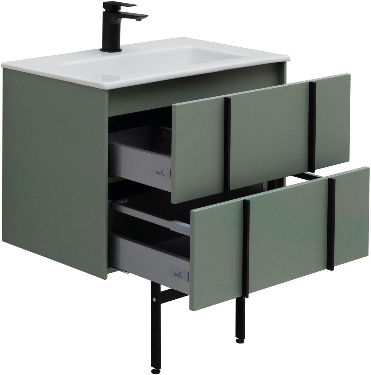 Тумба под раковину Allen Brau Reality 70x46.2x50 см олива 1.32004.CGM