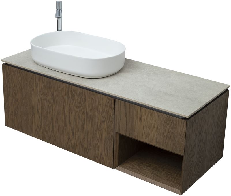 Тумба под раковину Allen Brau Infinity 119,2x45,6x40,8 см дуб 1.21006.NO