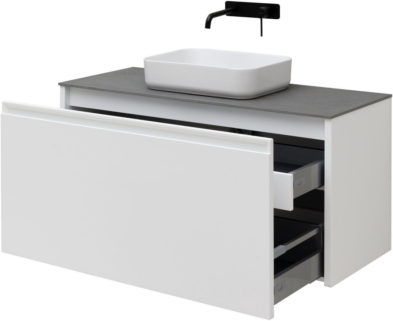 Тумба под раковину Allen Brau Fantasy 118.4x46x56.8 см белая 1.11006.WM