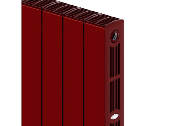 Радиатор биметаллический RIFAR SUPReMO 500 8 секций боковое подключение бордо 11438