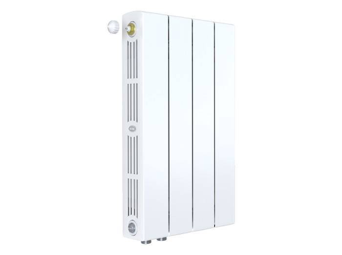 Радиатор биметаллический Rifar SUPReMO Ventil 500 4 секции нижнее левое подключение 11649