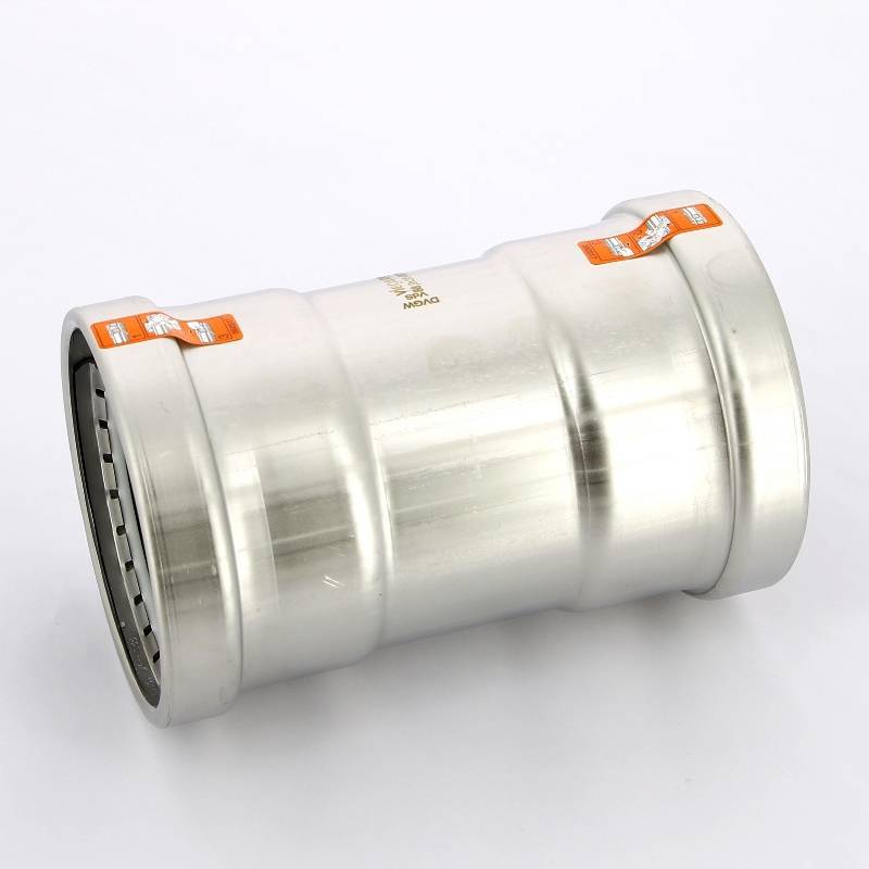 Тройник пресс нержавеющая сталь Viega Sanpress Inox XL 88.9х35х88.9 мм 483067