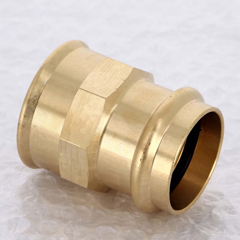 Муфта переходная пресс-В Viega Sanpress бронза 42х1 1/2 124236