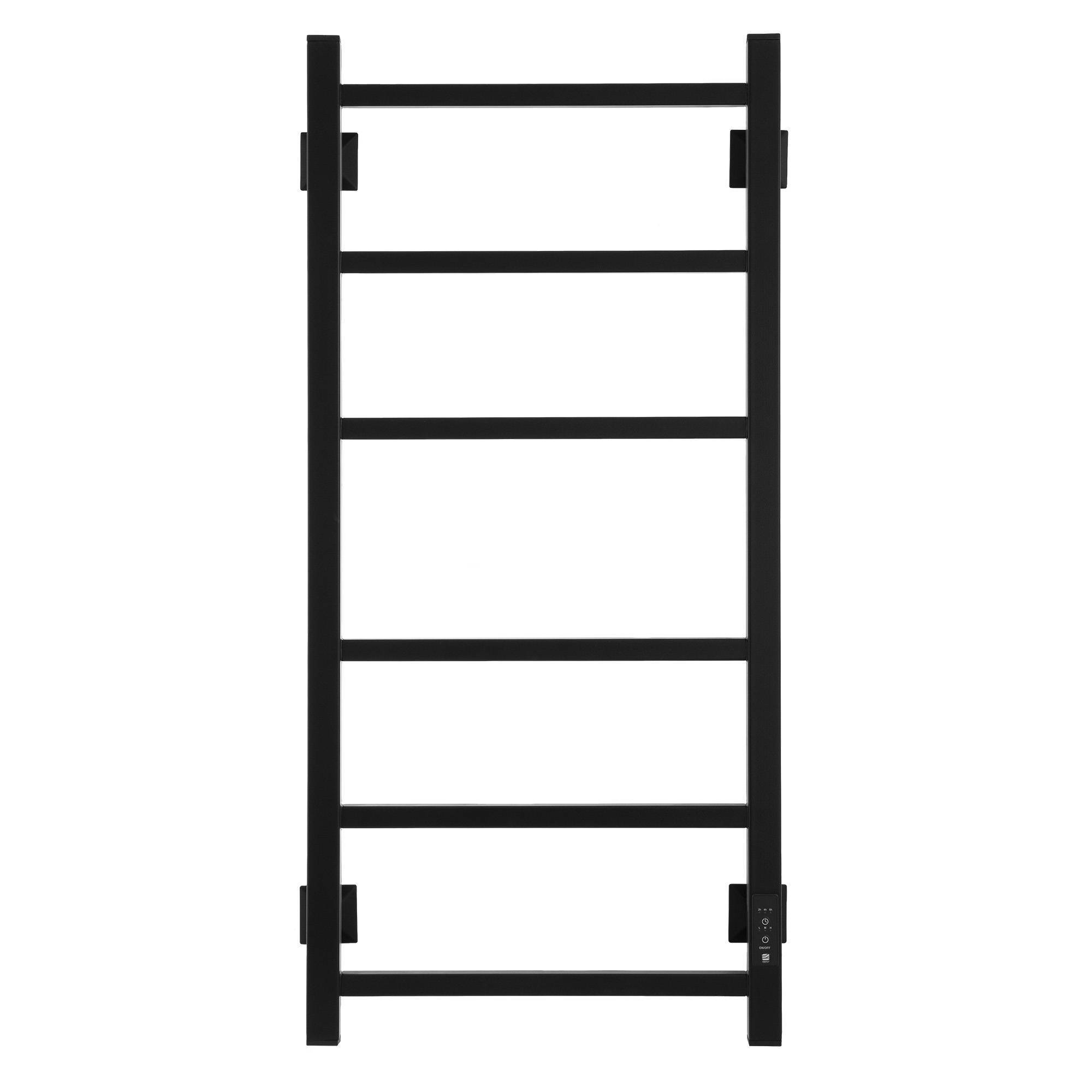 Полотенцесушитель электрический Energy Cube 900x400 мм с таймером черный матовый RAL 9005 EETR0CUBE09040R905M