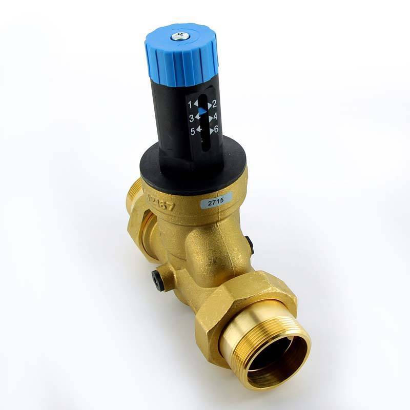 Редуктор давления Watts DRV 2 1.5-6.5 бар PN25 с отверстием под манометр 10015775