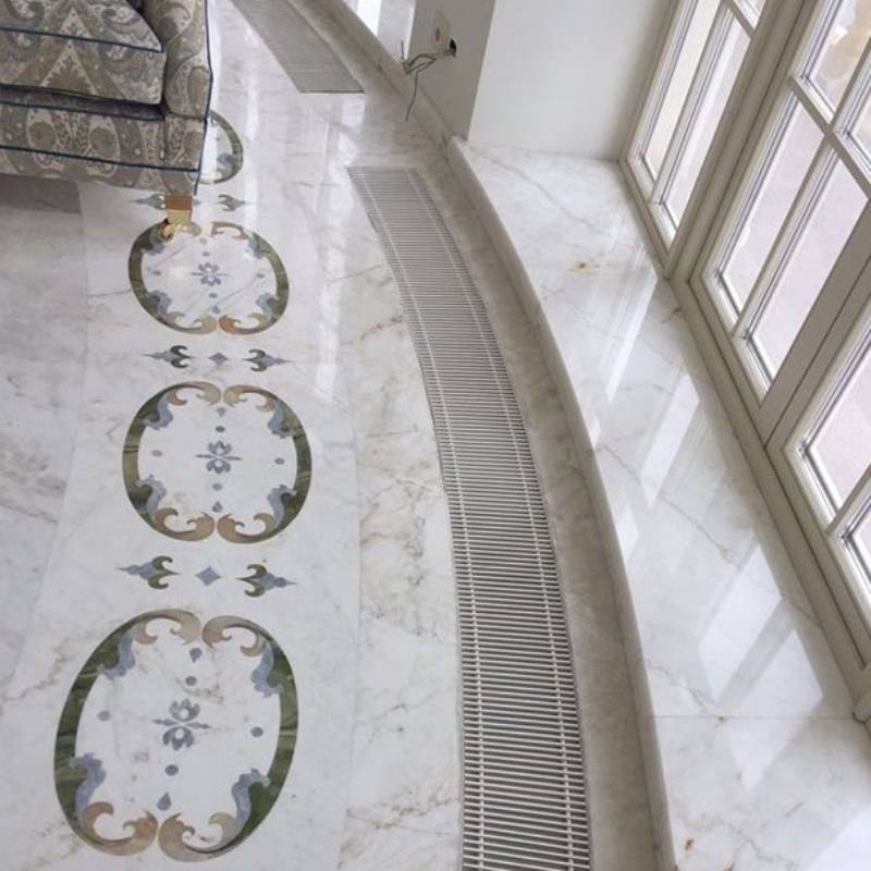 Внутрипольный конвектор Varmann Qtherm Q 230.110.1250 RR U EV1