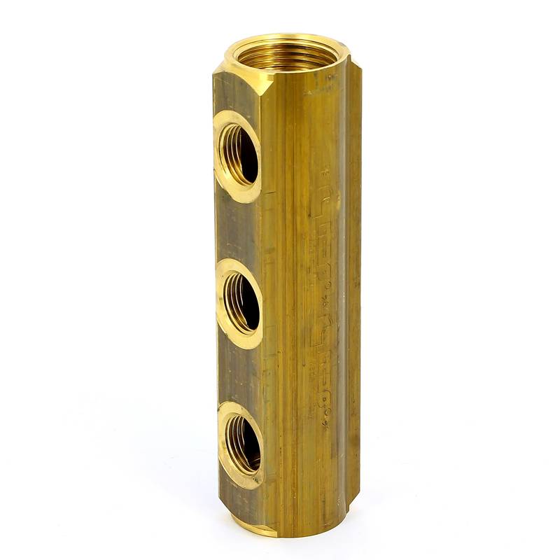 Коллектор магистральный двусторонний ITAP 860 1 ВВ 3 выхода 1/2 ВР межосевое 50 мм 860010003