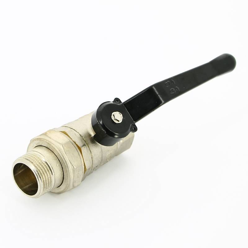 Кран шаровой LD Pride НВ 1 полнопроходной с разъемным соединением ручка 47.307.25