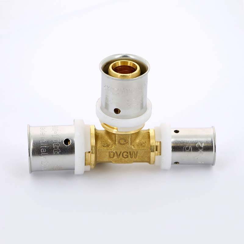 Тройник пресс Uni-Fitt 20x20x16 мм 706G7760