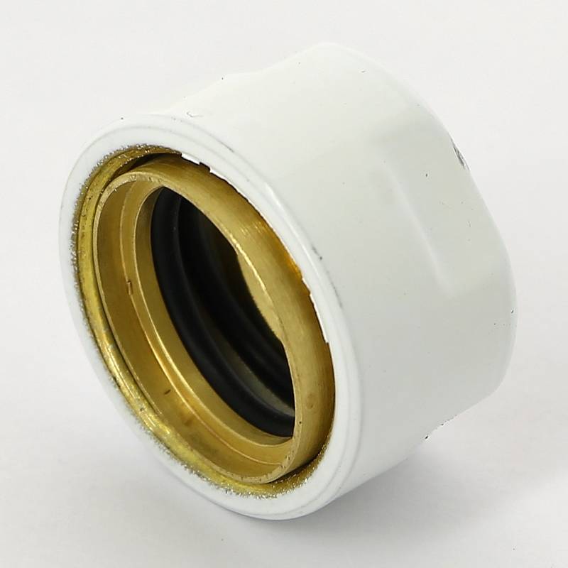 Соединитель для медной трубы Carlo Poletti 18 мм белый A58411E