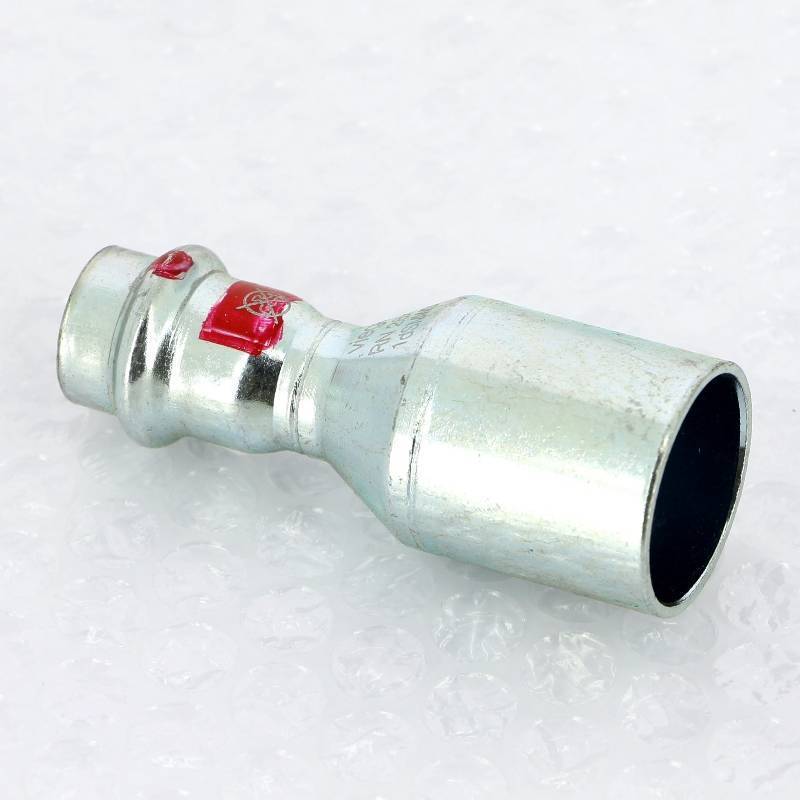 Муфта-вставка пресс из оцинкованной стали Viega Prestabo 28х15 мм 558529