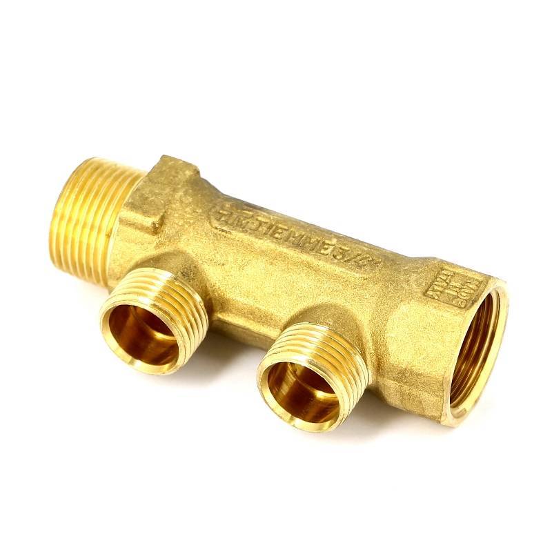 Коллектор TIEMME 3/4 НВ 2 выхода 1/2 Н 36 мм 1910004