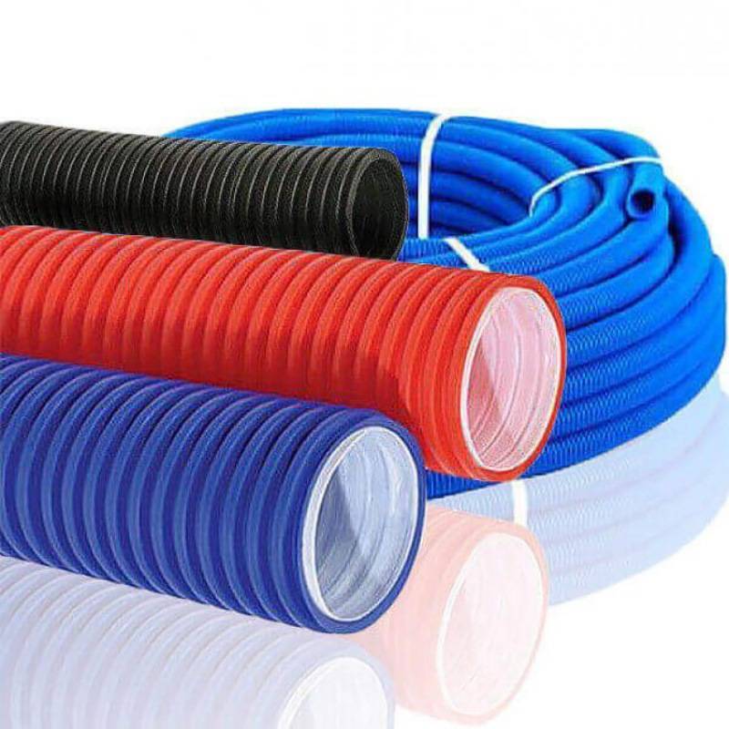 Труба гофрированная защитная Henco 16 мм синяя 100-MB