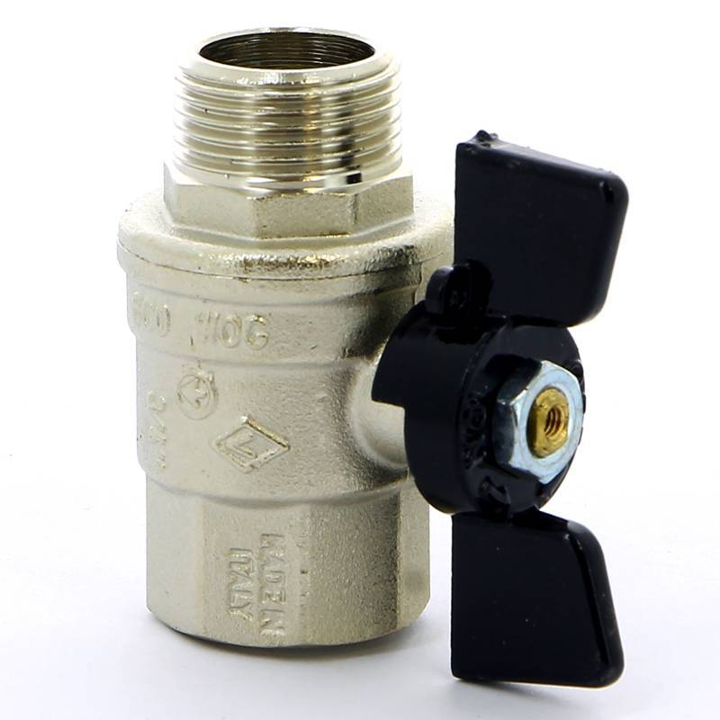 Кран шаровой Bugatti Oregon 3/4 НВ бабочка 03070065