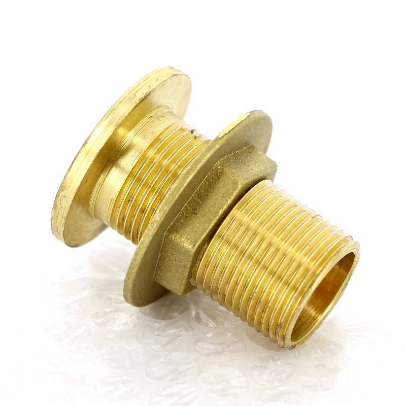 Выпуск резервуарный Tiemme 3/4 НР с фланцем и контргайкой без заглушки 1500179