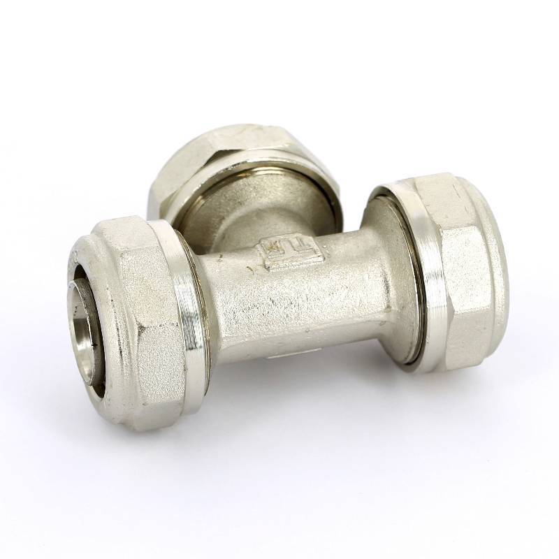 Тройник обжимной никелированный Tiemme 32х3.0 1600054