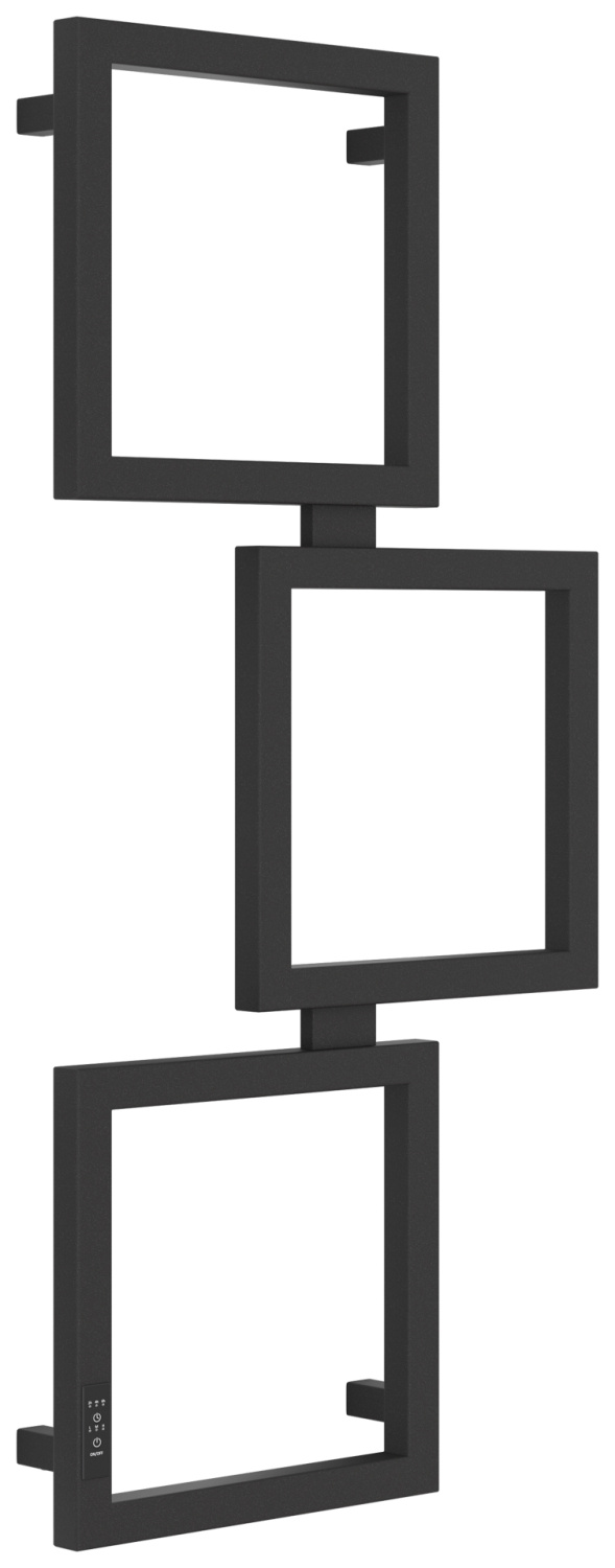 Полотенцесушитель электрический Сунержа Этюд 49х105 см левый тёмный титан муар матовый 15-0846-1050