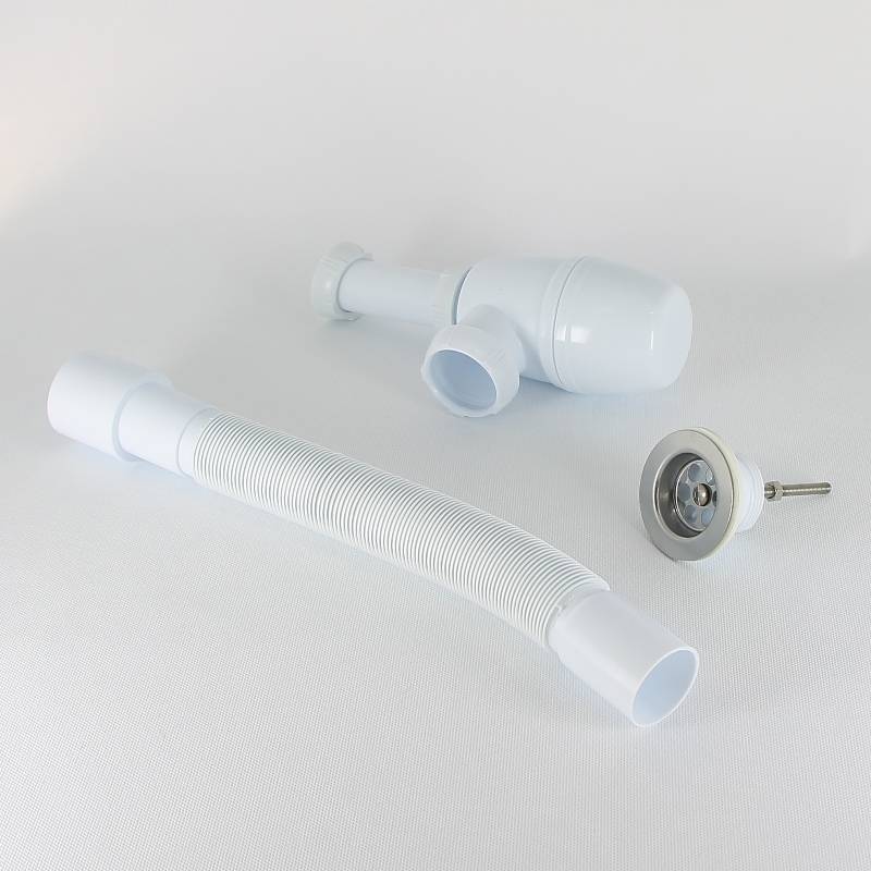 Сифон для раковины Wirquin Минор 1 1/4 x 40 мм с гофротрубой 800 мм 30718050