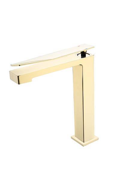 Смеситель для раковины Boheme Q высокий золото 142-GG.2