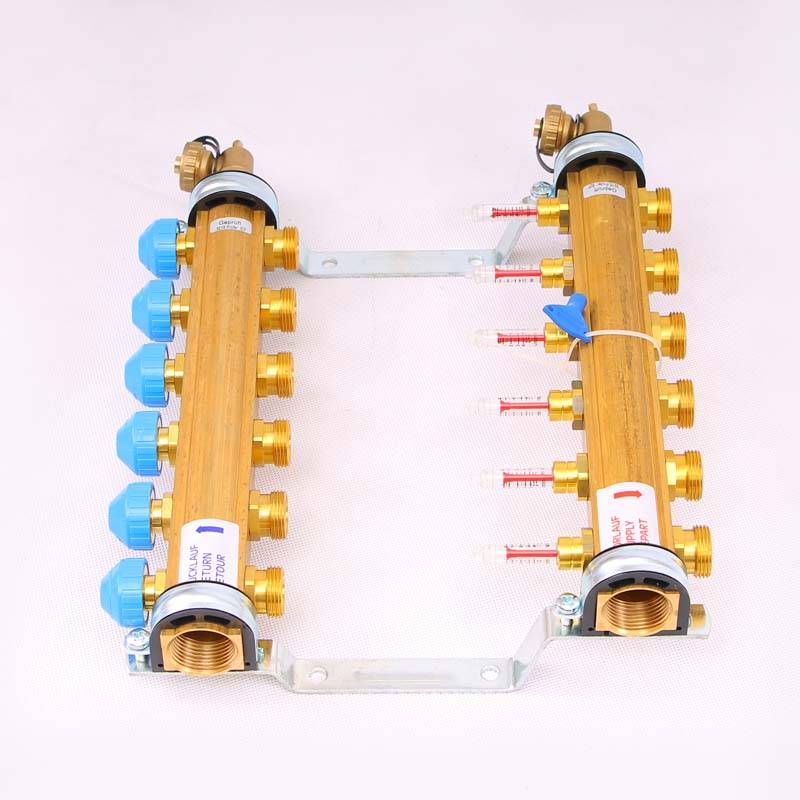 Коллекторная группа Watts HKV/T с расходомерами 1x3/4 EK 6 выходов 10004200