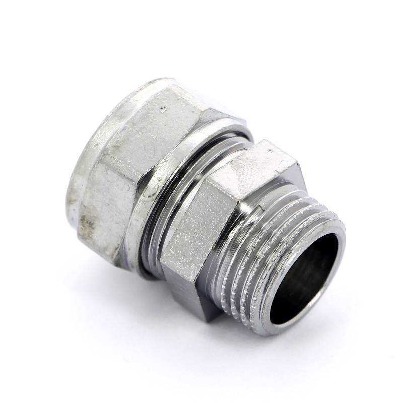 Муфта обжимная с наружной резьбой хромированная Tiemme 18x1/2 1130184