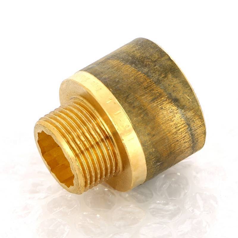 Переходник круглый Viega 3/4 x 1 дюйм НВ бронза 335311