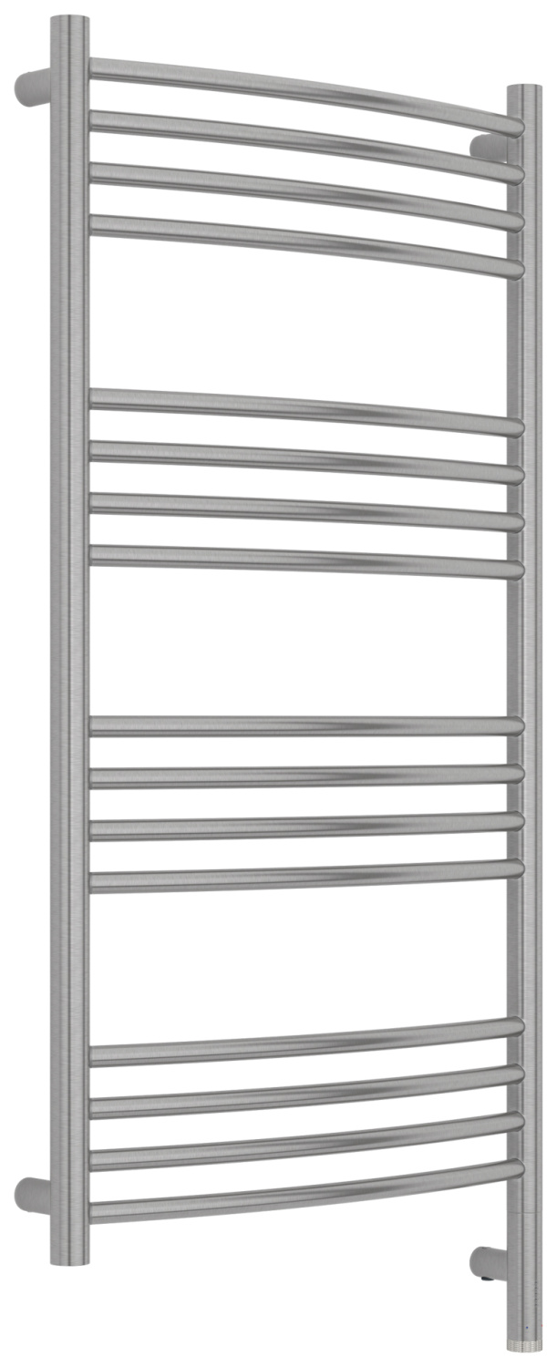Полотенцесушитель электрический Сунержа Богема 3.1 выгнутая 500х1000 мм правое подключение сатин браш 071-6003-1050