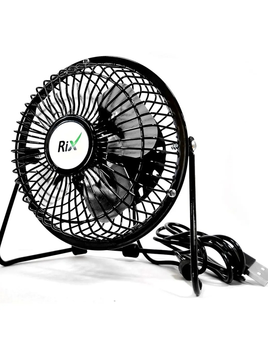 Вентилятор настольный Rix RDF-1501USB черный RDF-1501USB