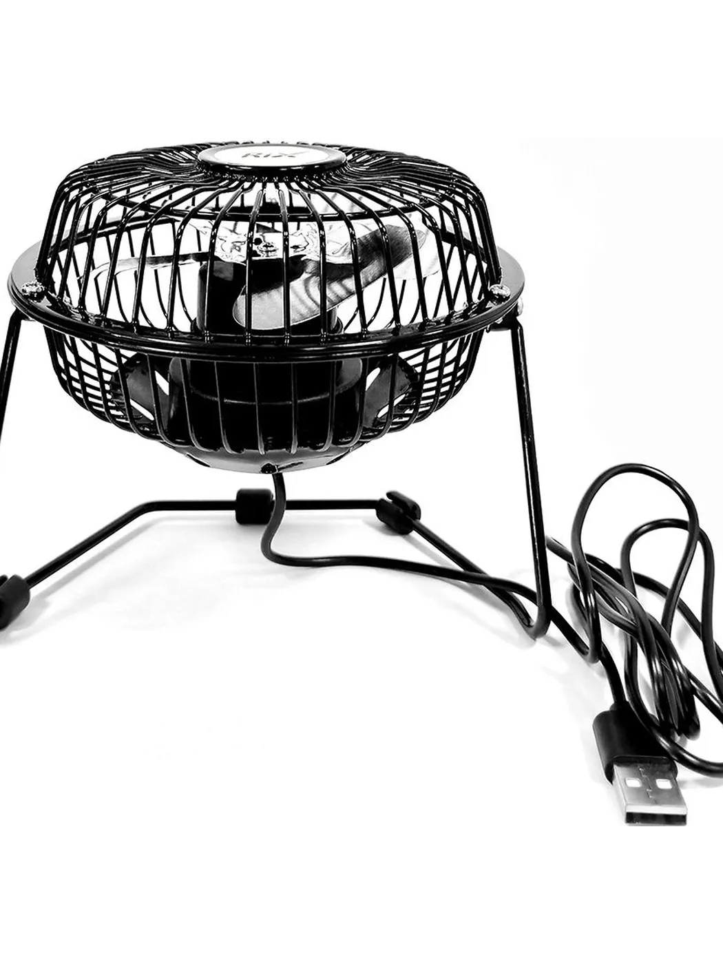 Вентилятор настольный Rix RDF-1501USB черный RDF-1501USB