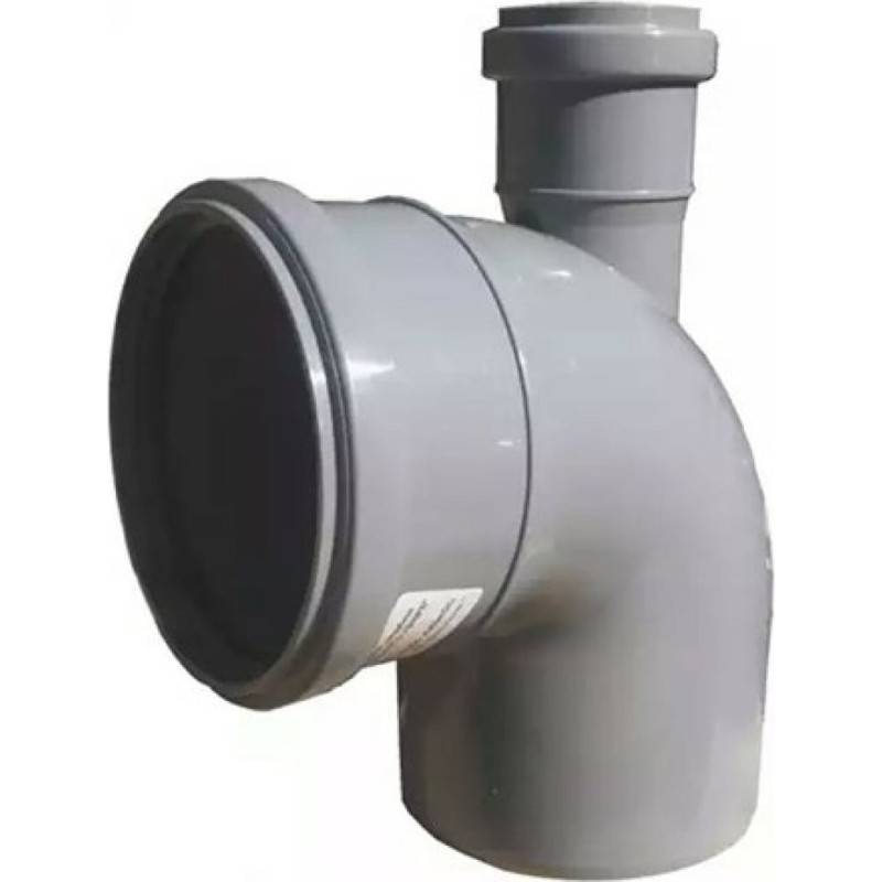 Отвод Sinikon Стандарт 110x50 мм с фронтальным патрубком (выход сзади) 551002.R