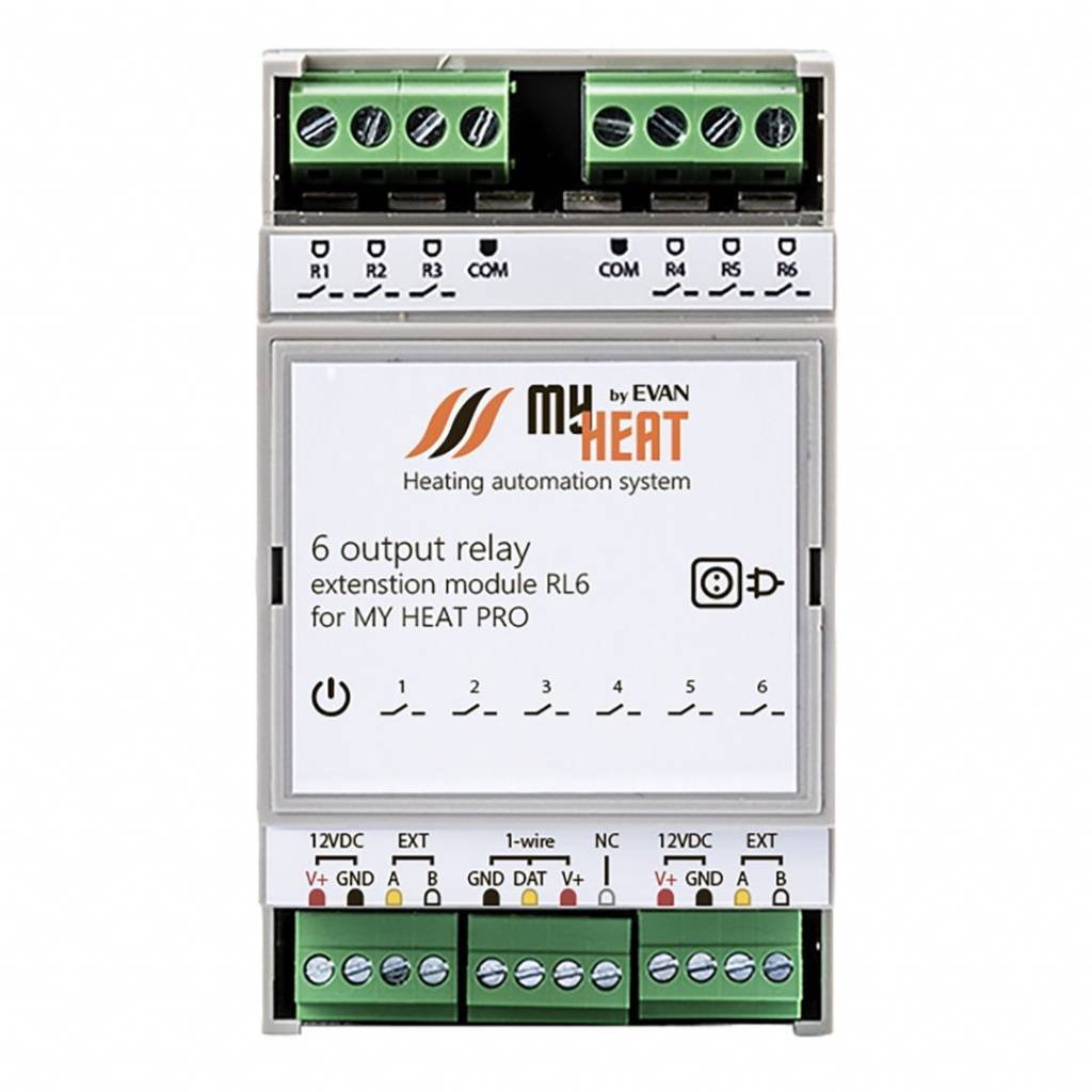 Релейный блок расширения MyHeat RL6 RL6