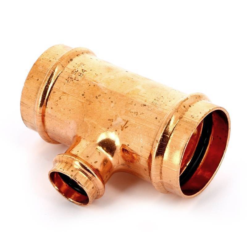 Тройник пресс IBP >B< Press 54х28х54 мм медь P5130 05428054