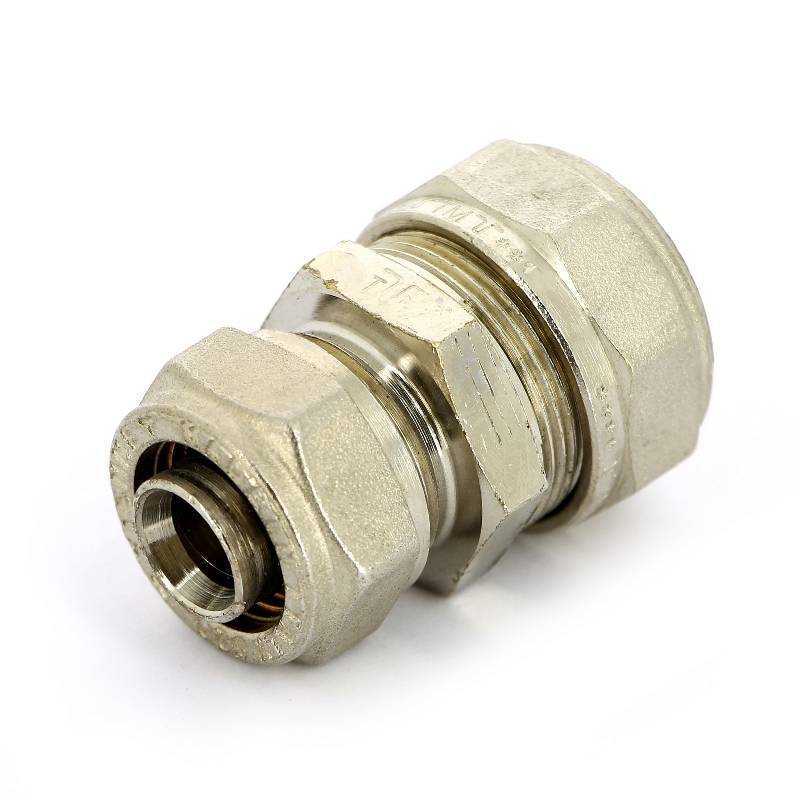 Муфта обжимная редукционная Tiemme никелированная 26х20 мм 1600081