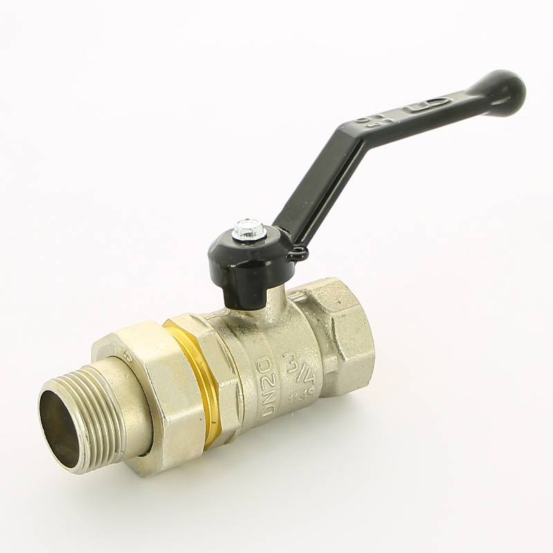 Кран шаровой LD Pride 3/4 НВ полнопроходной ручка с американкой 47.307.20