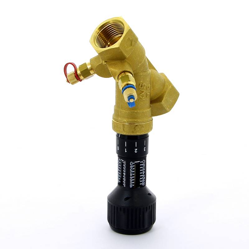 Клапан балансировочный ручной Cimberio CIM 747OT 1 ВВ с 2 ниппелями CIM 747OT N 1