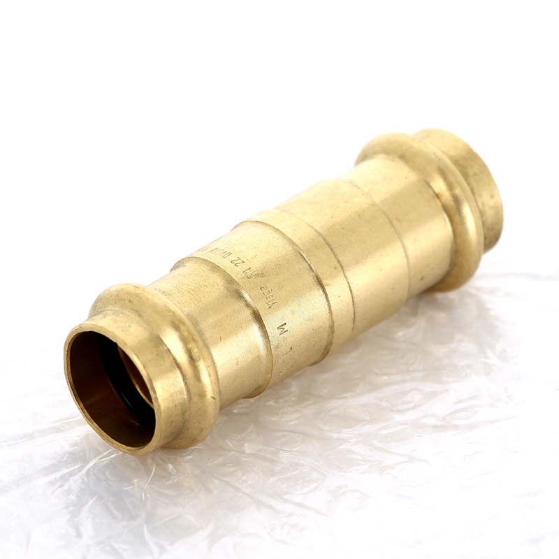 Муфта надвижная пресс Viega Sanpress 22 мм бронза 119041