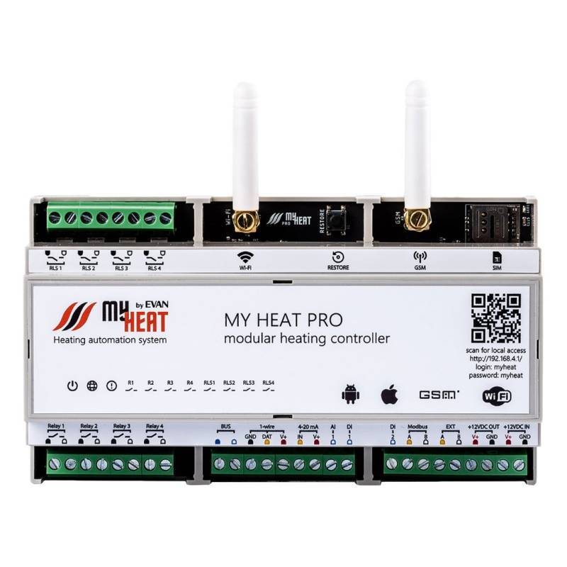 Контроллер отопления ЭВАН MyHeat PRO 6284